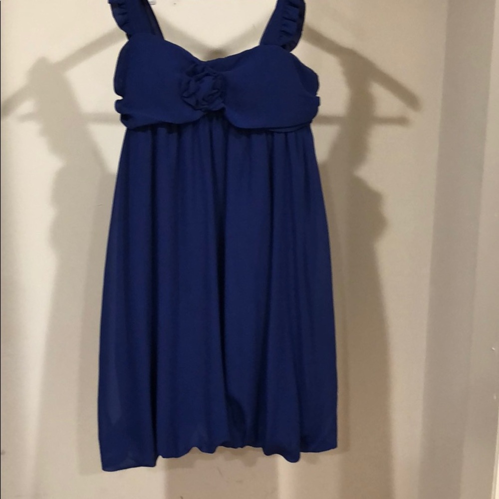 Blue Cocktail Dress - Picture 2 of 5